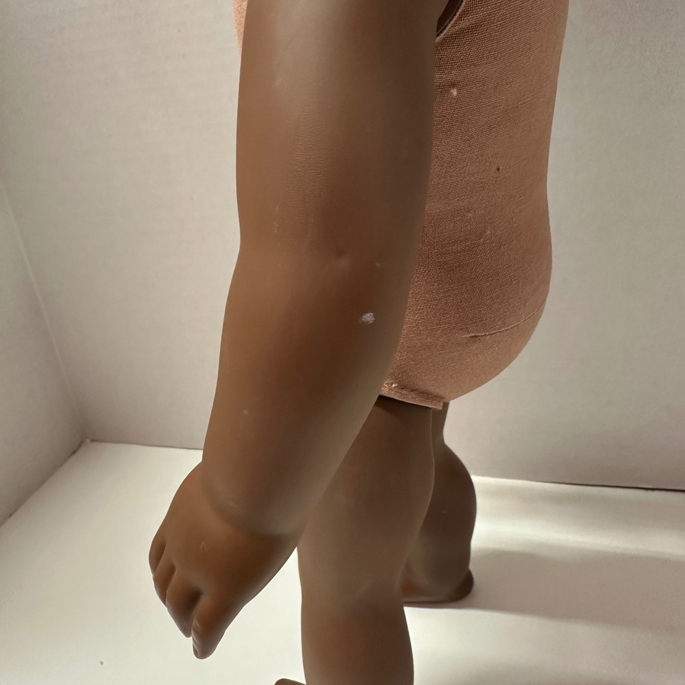 American Girl 18" Doll Dark Skin Brown Eyes Curly Hair TLC Nude - Picture 10 of 16